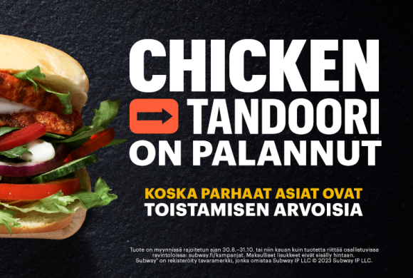 Chicken Tandoori on palannut!