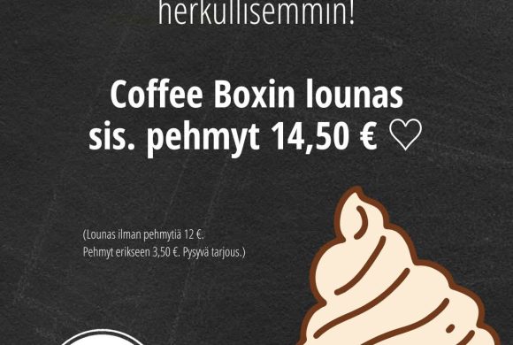 Maistuva lounas Coffee Boxissa Maistuva lounas Coffee Boxissa